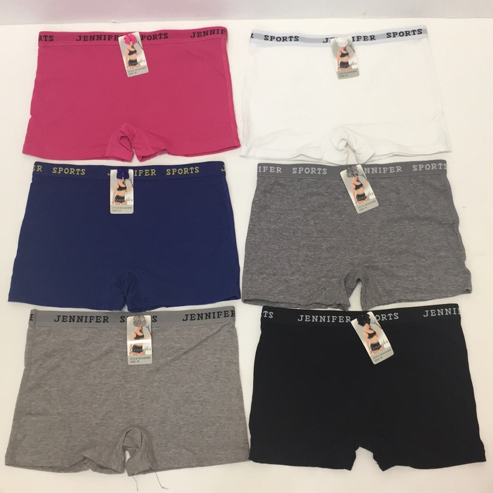 NWT Set Of 6 Boy Short Boxer Panty Sport S-XL